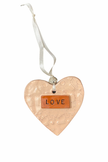 Ceramic Heart Ornament